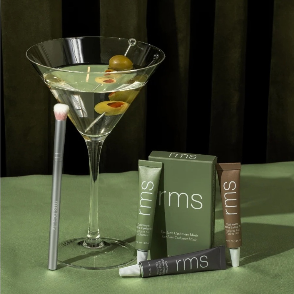 RMS Beauty Cashmere Mini Trio in Olive, Brown & Gray Tones